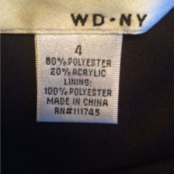 WD NY Black Dress Nwt - Picture 4 of 6